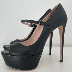 MIU MIU Sky High Mary-Jane Stilettos